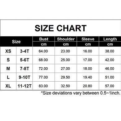 Girls' Puff Sleeve Top Solid Color Ruffle T-Shirt Casual Summer Blouse