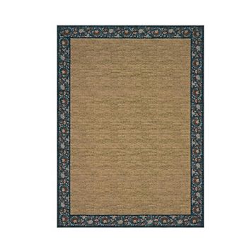 ANIXOL Washable Modern Farmhouse Floral Area Rug