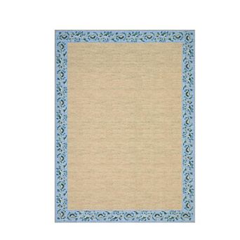 ANIXOL Washable Modern Farmhouse Floral Area Rug