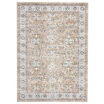 ANIXOL Washable Non-Slip Vintage Oriental Area Rug