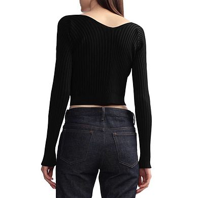 Women's Cropped Cardigans Sweaters Open Front Bolero Shrugs Tops