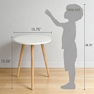 Round Side Table 15.75"d x 19.69"h