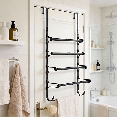 Over Door Triple Towel Rack 17.32"L