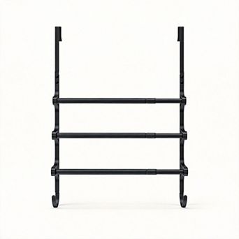 Over Door Triple Towel Rack 17.32"L