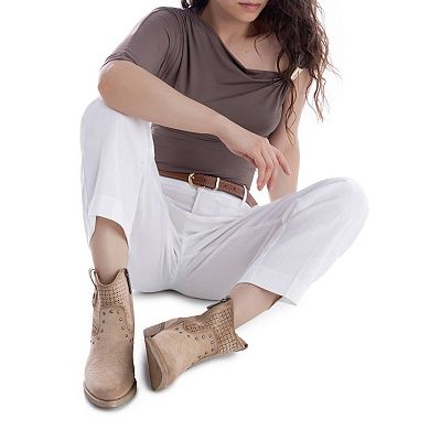 Refresh Collection Women's Suede Ankle Booties 175042