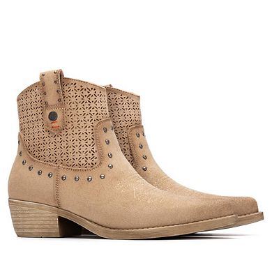 Refresh Collection Women's Suede Ankle Booties 175042