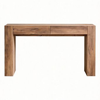 Modern Entryway Console Table with Drawers Behind Couch 200 lb