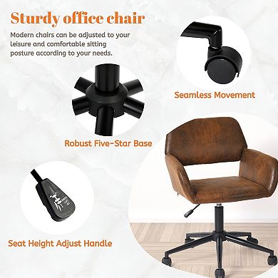 Homy Casa Swivel Office Chair for Home Office or Desk with Wheels