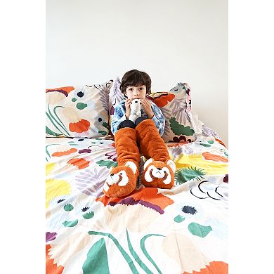 Red Panda Kids Slipper Socks