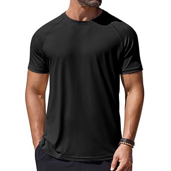 COOFANDY Mens Quick Dry T Shirts Short Sleeve UPF 50+ Rash Guard Shirts Cooling Shirts