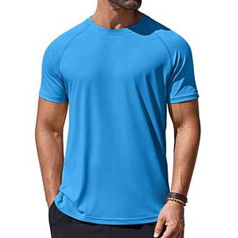 COOFANDY Mens Quick Dry T Shirts Short Sleeve UPF 50+ Rash Guard Shirts Cooling Shirts