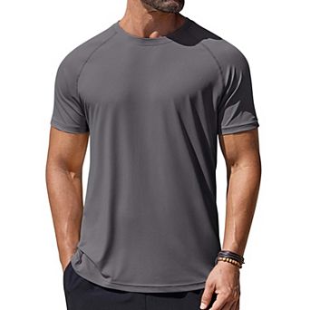 COOFANDY Mens Quick Dry T Shirts Short Sleeve UPF 50+ Rash Guard Shirts Cooling Shirts