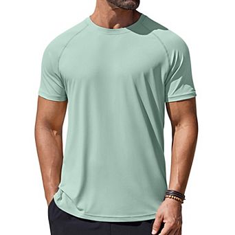 COOFANDY Mens Quick Dry T Shirts Short Sleeve UPF 50+ Rash Guard Shirts Cooling Shirts