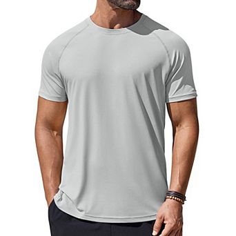 COOFANDY Mens Quick Dry T Shirts Short Sleeve UPF 50+ Rash Guard Shirts Cooling Shirts