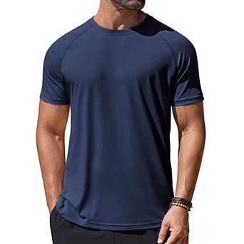 COOFANDY Mens Quick Dry T Shirts Short Sleeve UPF 50+ Rash Guard Shirts Cooling Shirts