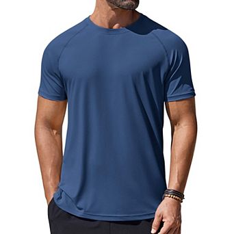 COOFANDY Mens Quick Dry T Shirts Short Sleeve UPF 50+ Rash Guard Shirts Cooling Shirts