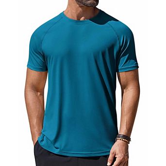 COOFANDY Mens Quick Dry T Shirts Short Sleeve UPF 50+ Rash Guard Shirts Cooling Shirts