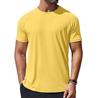 COOFANDY Mens Quick Dry T Shirts Short Sleeve UPF 50+ Rash Guard Shirts Cooling Shirts