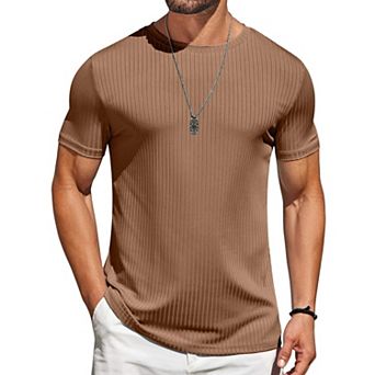 COOFANDY Mens T-Shirts Short Sleeve Casual Shirts Crew T-Shirts Casual Classic Basic Tee Shirts