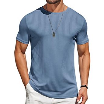 COOFANDY Mens T-Shirts Short Sleeve Casual Shirts Crew T-Shirts Casual Classic Basic Tee Shirts