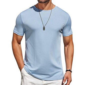 COOFANDY Mens T-Shirts Short Sleeve Casual Shirts Crew T-Shirts Casual Classic Basic Tee Shirts
