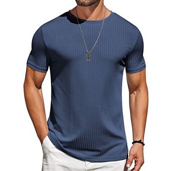 COOFANDY Mens T-Shirts Short Sleeve Casual Shirts Crew T-Shirts Casual Classic Basic Tee Shirts
