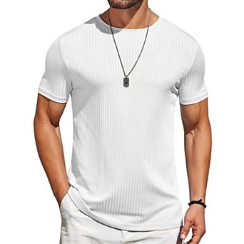 COOFANDY Mens T-Shirts Short Sleeve Casual Shirts Crew T-Shirts Casual Classic Basic Tee Shirts