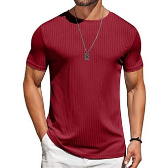 COOFANDY Mens T-Shirts Short Sleeve Casual Shirts Crew T-Shirts Casual Classic Basic Tee Shirts