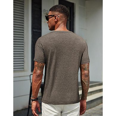 COOFANDY Men's T Shirts Short Sleeve Soft Crew Neck Lightweight Tee Shirts Casual Summer Basic Tops