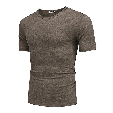 COOFANDY Men's T Shirts Short Sleeve Soft Crew Neck Lightweight Tee Shirts Casual Summer Basic Tops