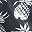 Black White Pineapple