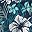Green White Floral