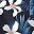 Navy Blue Lily