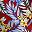 Red Blue Leaf