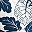 White Navy Blue Floral