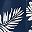 Dark Blue Palm Leaves