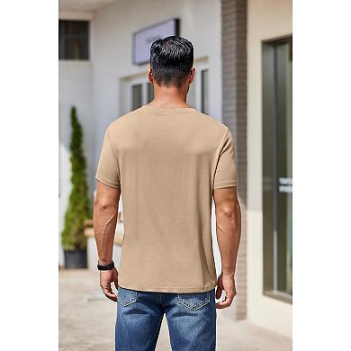 COOFANDY Men's Short Sleeve T-Shirts Crew Neck Casual Summer Lightweight Basic Tee Shirt