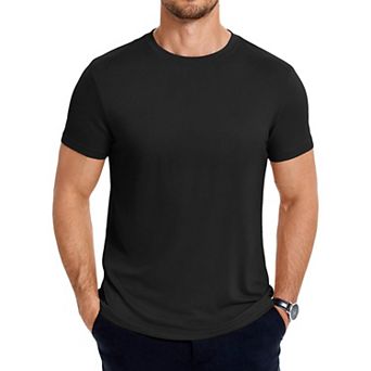 COOFANDY Men's Short Sleeve T-Shirts Crew Neck Casual Summer Lightweight Basic Tee Shirt