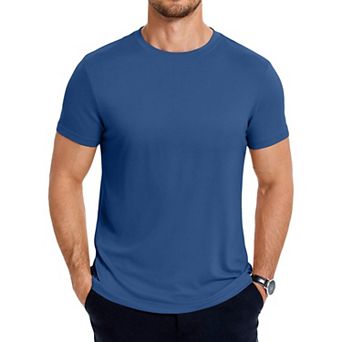 COOFANDY Men's Short Sleeve T-Shirts Crew Neck Casual Summer Lightweight Basic Tee Shirt