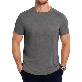 COOFANDY Men's Short Sleeve T-Shirts 1 Pack Crew Neck Casual Summer Lightweight Basic Tee Shirt