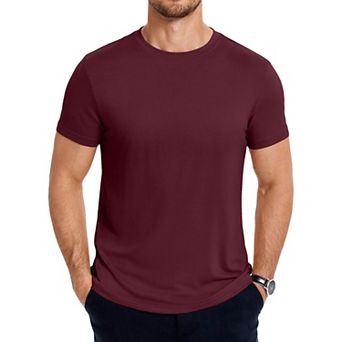 COOFANDY Men's Short Sleeve T-Shirts 1 Pack Crew Neck Casual Summer Lightweight Basic Tee Shirt