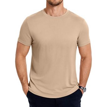 COOFANDY Men's Short Sleeve T-Shirts Crew Neck Casual Summer Lightweight Basic Tee Shirt