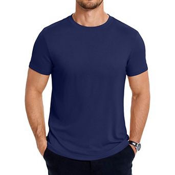 COOFANDY Men's Short Sleeve T-Shirts Crew Neck Casual Summer Lightweight Basic Tee Shirt