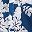 Blue White Flower