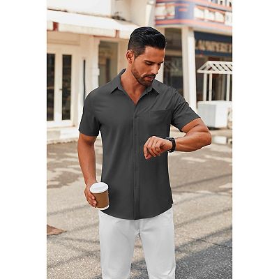 sachin and babi light blue dress Casual Untucked Shirts