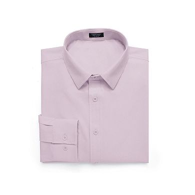 COOFANDY Men's Dress Shirts Wrinkle-Free Long Sleeve Slim Fit Solid Business Button Down Shirt