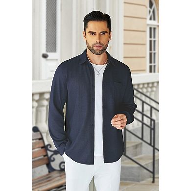 COOFANDY Men's Wrinkle Free Shirt Casual Button Down Long Sleeve Dress Shirts