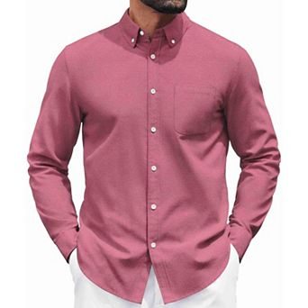 COOFANDY Men's Button Down Shirts Long Sleeve Casual Shirts Business Dress Shirts