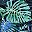 Leaf Blue Black