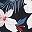 White Floral Navy